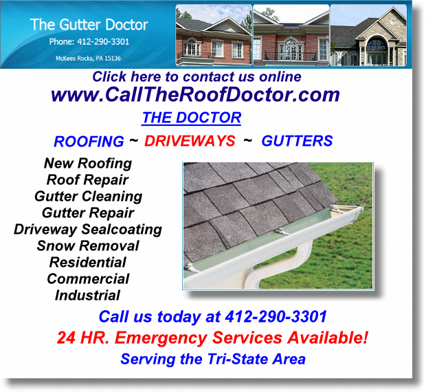 The Roof Doctor Mckeesport PA 15131 4122903301